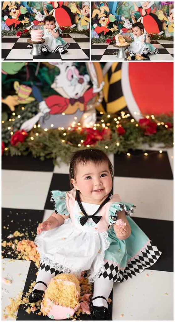 cake smash cake atlanta, smash and splash near me, first birthday photoshoot near me, atlanta photographer